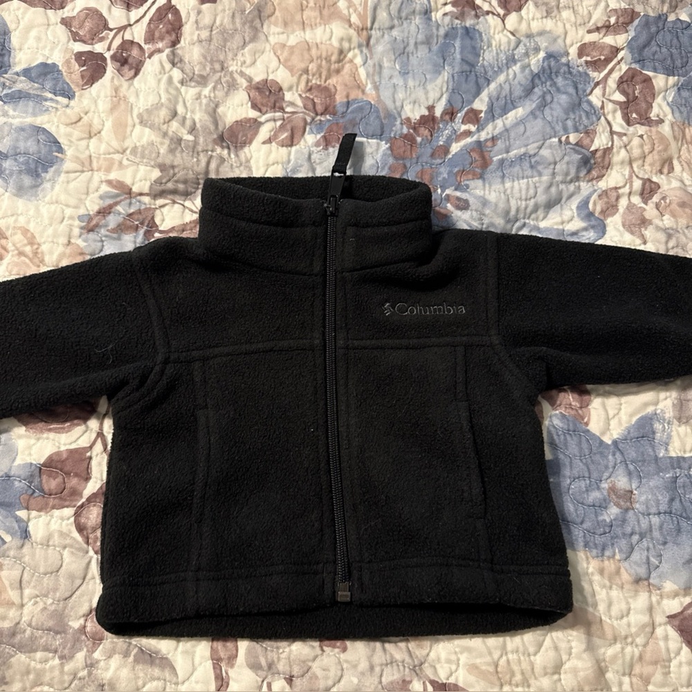 Columbia Black Infant Fleece 6 month